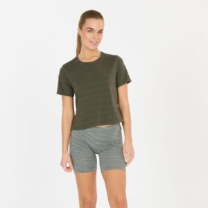 Endurance Terminus SS Tee Dame Grøn 36 - Let og åndbar t-shirt til løb og træning