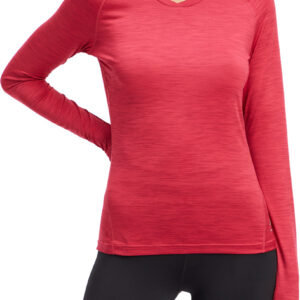 Energetics Rylinda L/s Tshirt Dame Rød