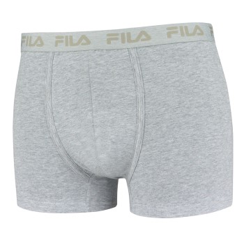 FILA 2P Cotton Boxers Grå bomuld Medium Herre FILA 2P Cotton Boxers Grå bomuld Medium Herre
