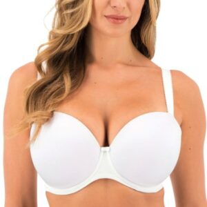 Fantasie BH Smoothease Underwired Moulded T-Shirt Bra Hvid D 70 Dame
