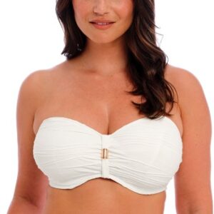 Fantasie Beach Waves Underwire Bandeau Bikini Hvid polyamid D 70 Dame
