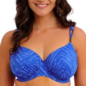 Fantasie Punta Mita Underwire Full Cup Bikini Top Blå D 75 Dame