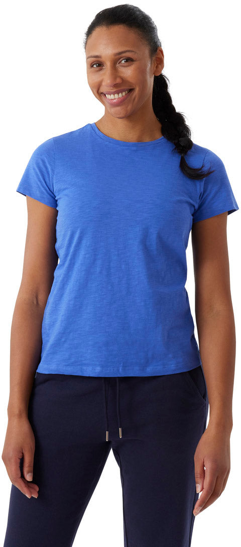 Firefly Sandra Slub Top Dame Blå Firefly Sandra Slub Top Dame Blå
