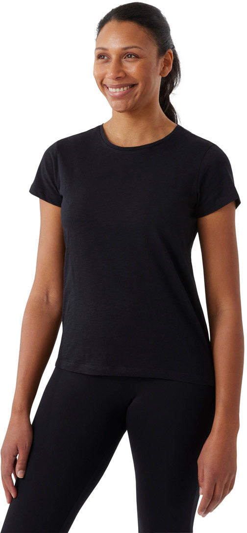 Firefly Sandra Slub Top Dame Sort Firefly Sandra Slub Top Dame Sort