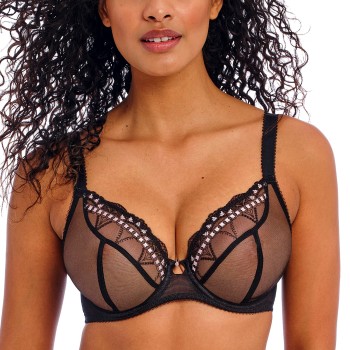 Freya BH Loveland UW Plunge Bra Sort E 75 Dame Freya BH Loveland UW Plunge Bra Sort E 75 Dame
