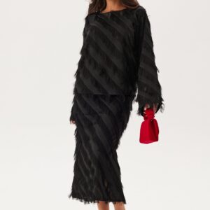 Fringe Midi Skirt
