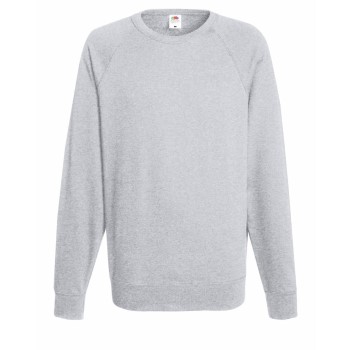 Fruit of the Loom Light Raglan Sweat Gråmelerad Medium Herre Fruit of the Loom Light Raglan Sweat Gråmelerad Medium Herre