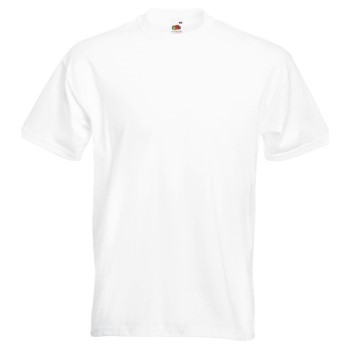 Fruit of the Loom Valueweight Crew Neck T Hvid bomuld Small Herre Fruit of the Loom Valueweight Crew Neck T Hvid bomuld Small Herre