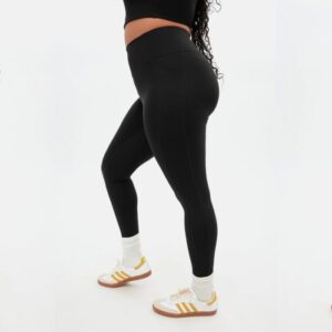 Girlfriend Collective Pocket High-Rise Leggings Lange Tights Str. L Sort til Aktiv Livsstil