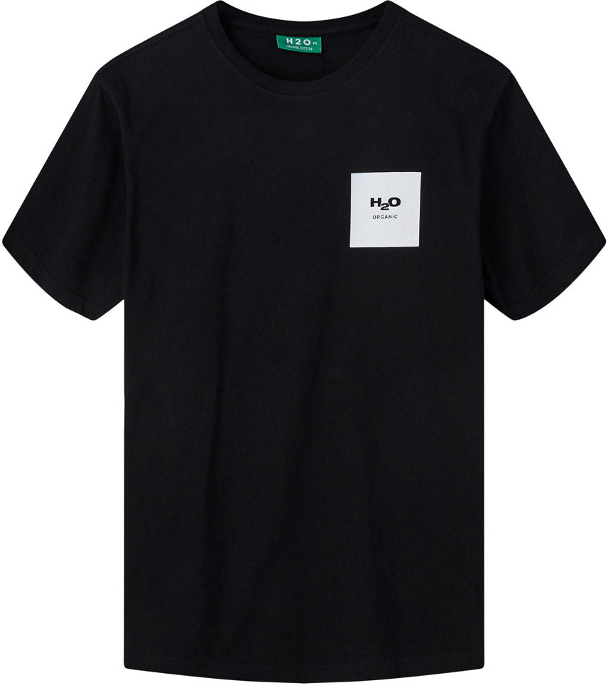 H2o Lyø Organic Tshirt Unisex M Sort H2o Lyø Organic Tshirt Unisex M Sort