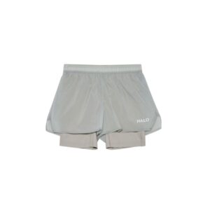 HALO 2in1 Running Shorts Str. L Grå Unisex