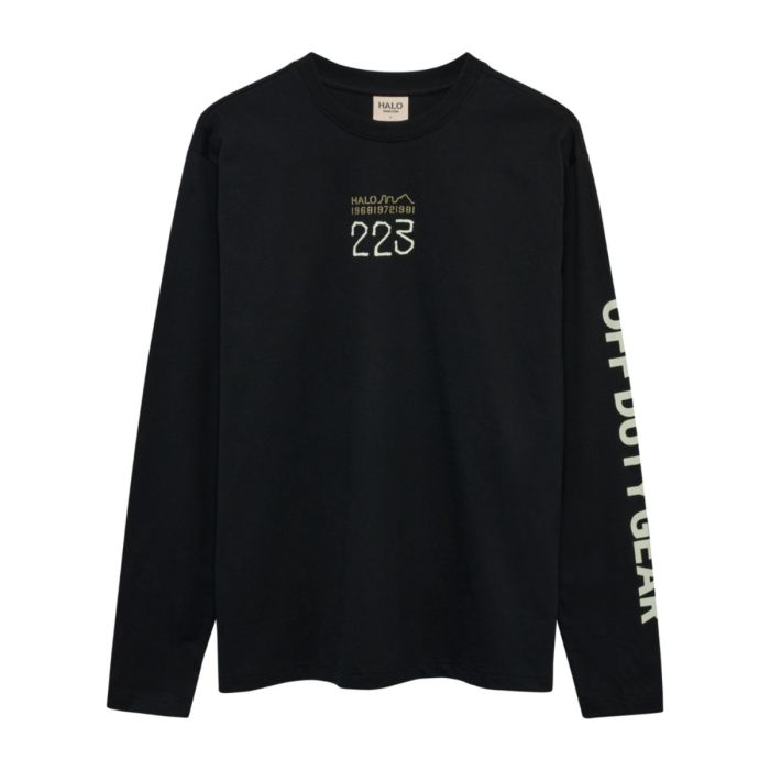 HALO Graphic LS Tee Str. L Sort Unisex HALO Graphic LS Tee Str. L Sort Unisex
