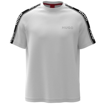 HUGO LIAM T-Shirt Hvid/Sort bomuld Small Herre HUGO LIAM T-Shirt Hvid/Sort bomuld Small Herre