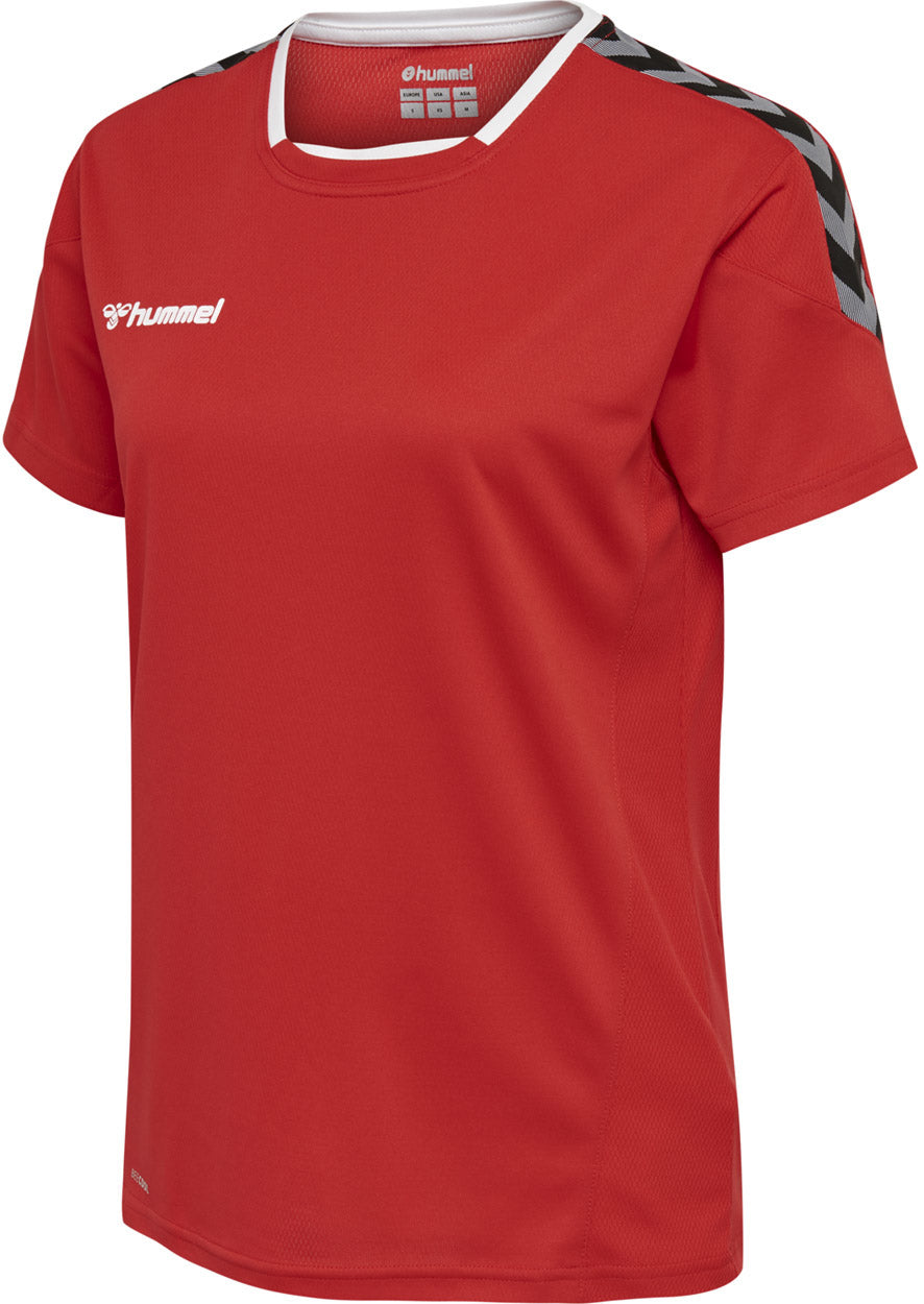 Hummel Authentic Poly Trænings Tshirt Dame Xs Rød Hummel Authentic Poly Trænings Tshirt Dame Xs Rød