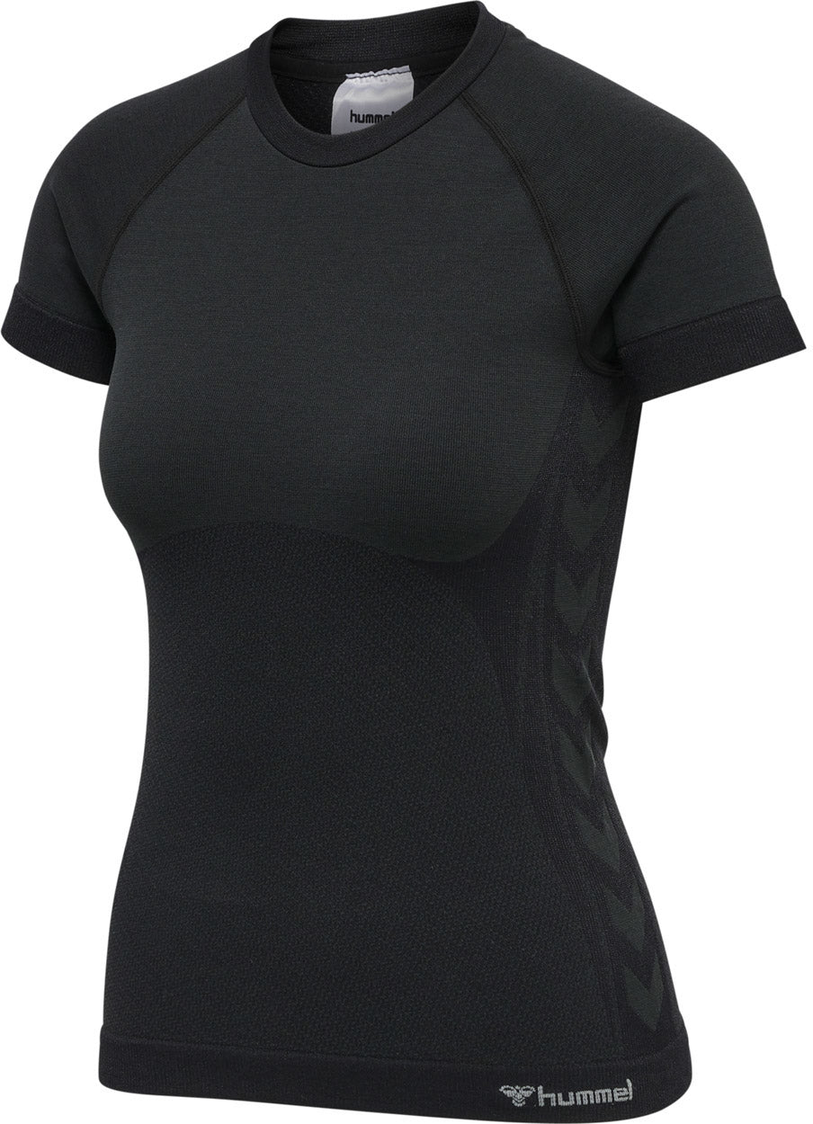 Hummel Clea Seamless Tshirt Dame Xs Sort Hummel Clea Seamless Tshirt Dame Xs Sort