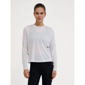 Hummel Pulse Workout LS Tee Dame Str. L - Hvid, ideel til træning og aktiv livsstil
