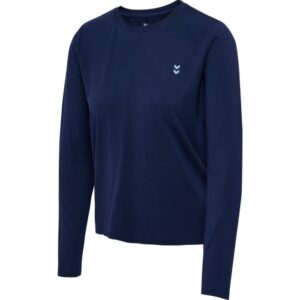 Hummel Yoga Soft Loose LS Tee Str. L Blå Dame