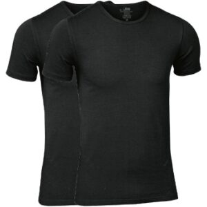 JBS 2P Bamboo Crew Neck T-shirt Sort Small Herre