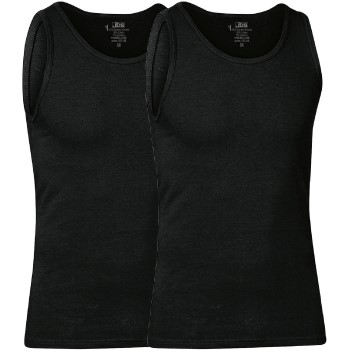 JBS 2P Bamboo Tank Top Sort Small Herre JBS 2P Bamboo Tank Top Sort Small Herre