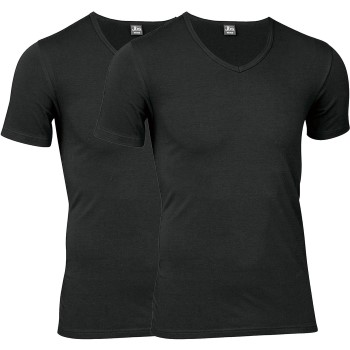 JBS 2P Organic Cotton V-Neck T-shirt Sort økologisk bomuld Small Herre JBS 2P Organic Cotton V-Neck T-shirt Sort økologisk bomuld Small Herre