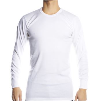 JBS Basic Longsleeve White Hvid bomuld Small Herre JBS Basic Longsleeve White Hvid bomuld Small Herre