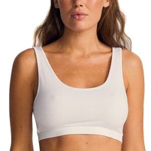 JBS of Denmark BH Bamboo Bra Top Wide Straps Hvid Small Dame