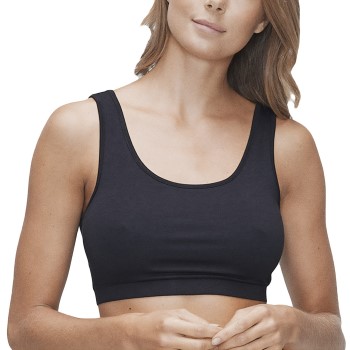 JBS of Denmark BH Bamboo Bra Top Wide Straps Sort Small Dame JBS of Denmark BH Bamboo Bra Top Wide Straps Sort Small Dame