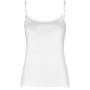 JBS of Denmark Bamboo Top Narrow Strap Hvid Small Dame JBS of Denmark Bamboo Top Narrow Strap Hvid Small Dame