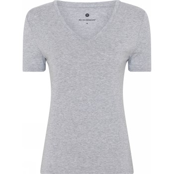 JBS of Denmark Bamboo V-neck Women Slim T-shirt Lysegrå Small Dame JBS of Denmark Bamboo V-neck Women Slim T-shirt Lysegrå Small Dame