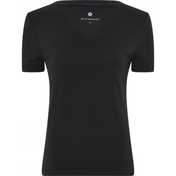JBS of Denmark Bamboo V-neck Women Slim T-shirt Sort Small Dame JBS of Denmark Bamboo V-neck Women Slim T-shirt Sort Small Dame