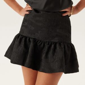 Jacquard Short Flounce Skirt