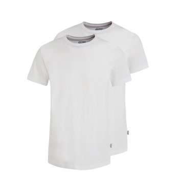 Jockey 2P Cotton Crew Neck T-Shirt Hvid bomuld Small Herre Jockey 2P Cotton Crew Neck T-Shirt Hvid bomuld Small Herre