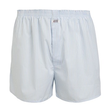 Jockey Woven Poplin Boxer Shorts Hvid m Rand bomuld Small Herre Jockey Woven Poplin Boxer Shorts Hvid m Rand bomuld Small Herre