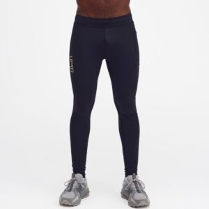 LIPATI Atmosphere Lange Tights Str. S Herre - Kompression til løb i sort