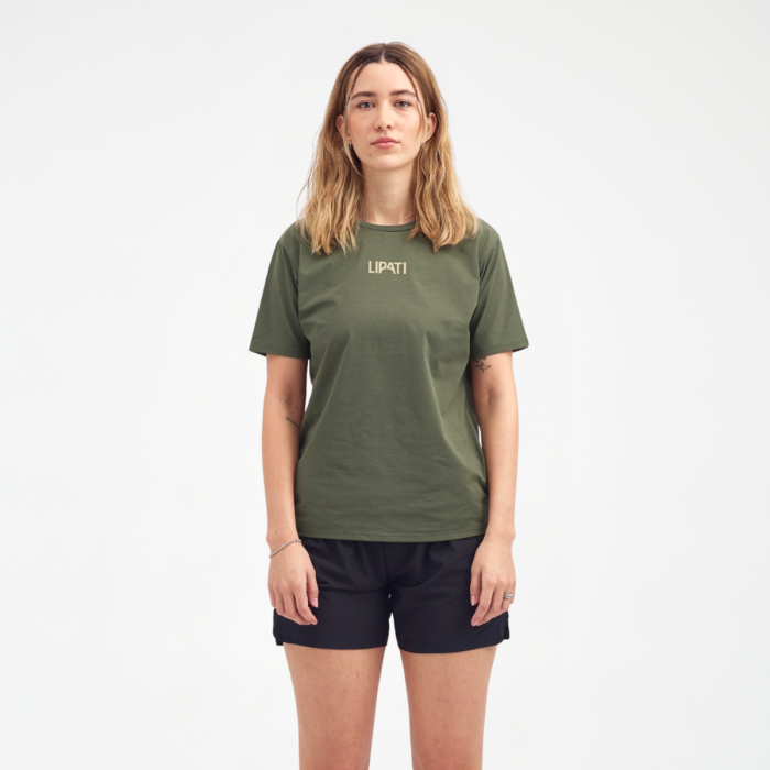 LIPATI Not For Running T-shirt Str. L Grøn - Komfortabel og stilfuld til hverdag og træning LIPATI Not For Running T-shirt Str. L Grøn - Komfortabel og stilfuld til hverdag og træning
