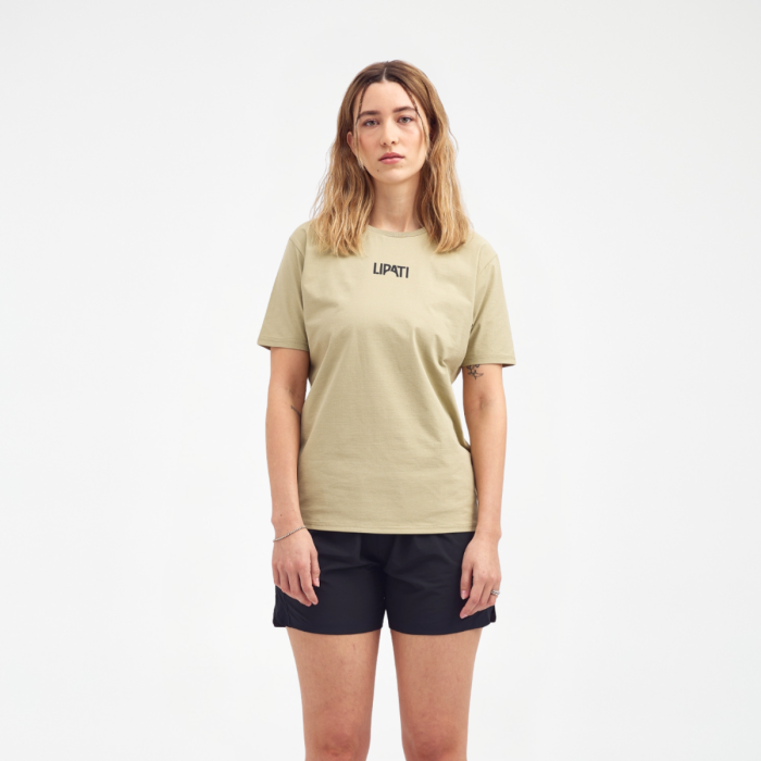 LIPATI Not For Running T-shirt til Dame i Brun - Komfortabel og stilfuld til hverdag LIPATI Not For Running T-shirt til Dame i Brun - Komfortabel og stilfuld til hverdag
