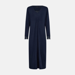 Lang natkjole | Bambusviskose | Navy