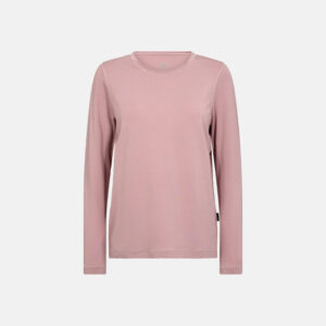 Langærmet t-shirt | Bambusviskose | Rosa