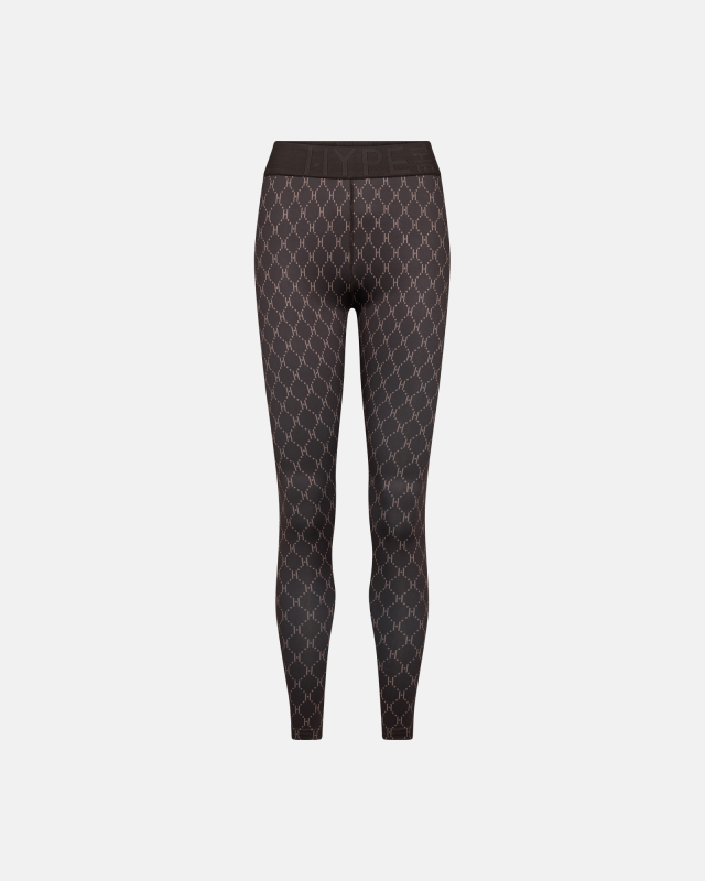 Leggings "Logo" | Polyester | Brun Leggings "Logo" | Polyester | Brun