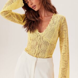 Long Sleeve Lace Top