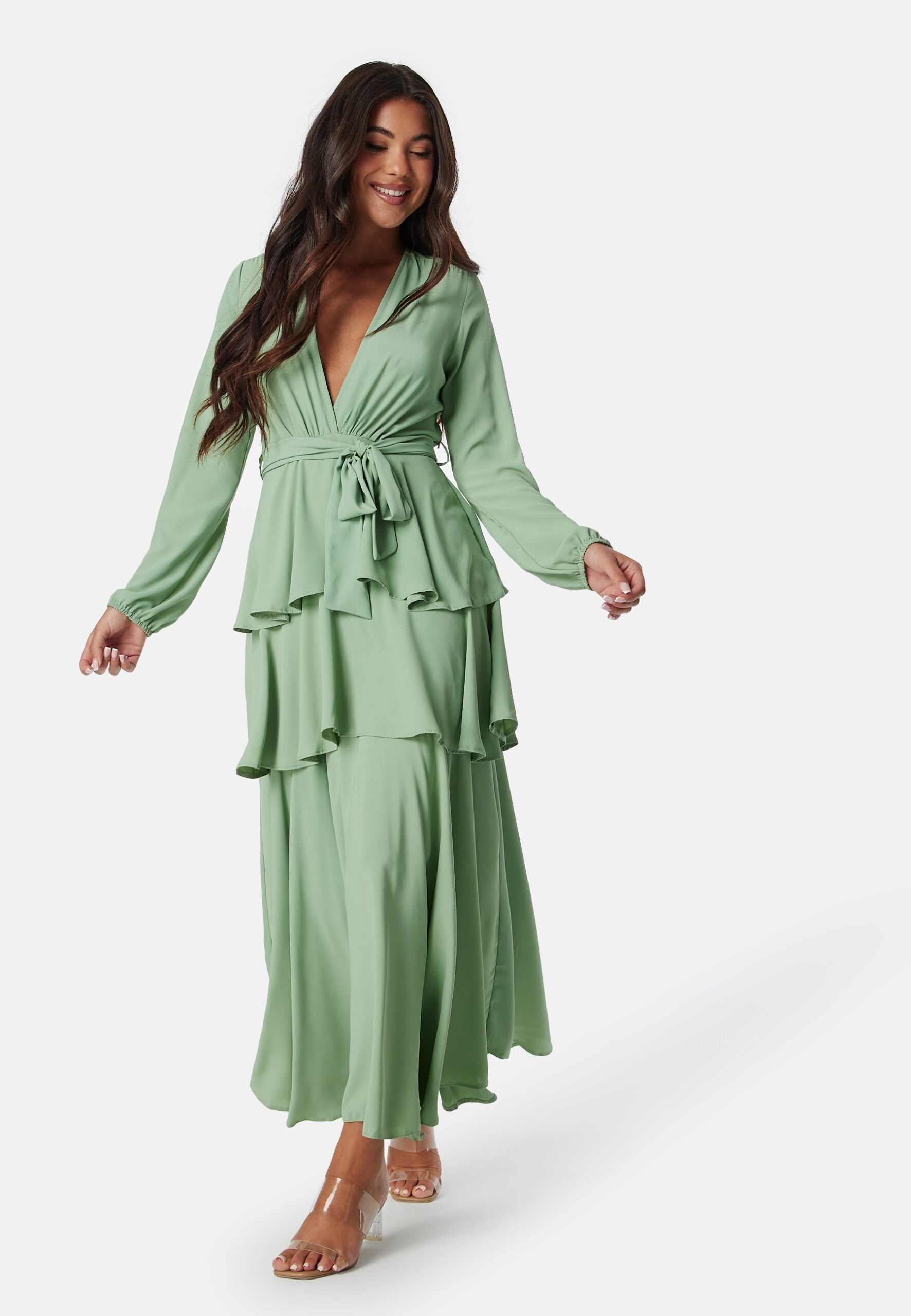 Long Sleeve Tiered Maxi Dress Long Sleeve Tiered Maxi Dress