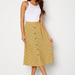 Lotus Button Skirt