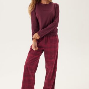 Ls Tee Flannel Pant Set