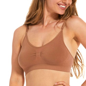 Magic BH Comfort Bra Spaghetti Straps Bamboo Mokka Small Dame Magic BH Comfort Bra Spaghetti Straps Bamboo Mokka Small Dame