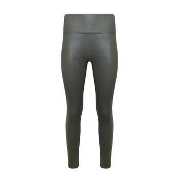 Magic Leather Look Legging Mørkgrøn Small Dame Magic Leather Look Legging Mørkgrøn Small Dame