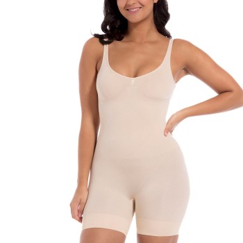 Magic Low Back Bodysuit Beige polyamid Small Dame Magic Low Back Bodysuit Beige polyamid Small Dame