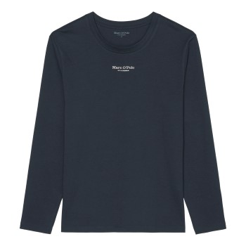 Marc O Polo Long Sleeve Round Neck Shirt Marineblå bomuld Small Herre Marc O Polo Long Sleeve Round Neck Shirt Marineblå bomuld Small Herre