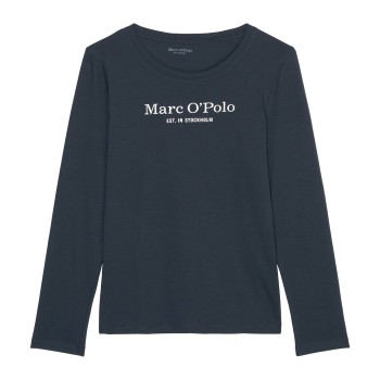 Marc O Polo Long Sleeve Shirt Marineblå bomuld Small Dame Marc O Polo Long Sleeve Shirt Marineblå bomuld Small Dame