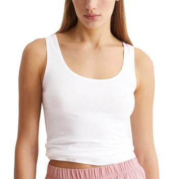 Marc O Polo Lounge Tank Top Hvid bomuld Small Dame Marc O Polo Lounge Tank Top Hvid bomuld Small Dame