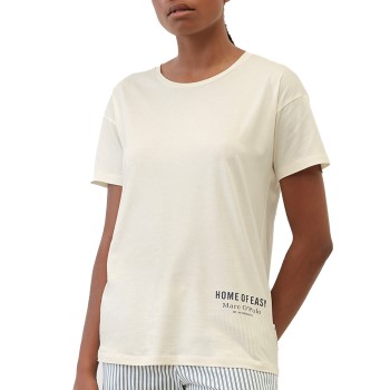 Marc O Polo Mix Program Crew Neck T-shirt Hvid Small Dame Marc O Polo Mix Program Crew Neck T-shirt Hvid Small Dame